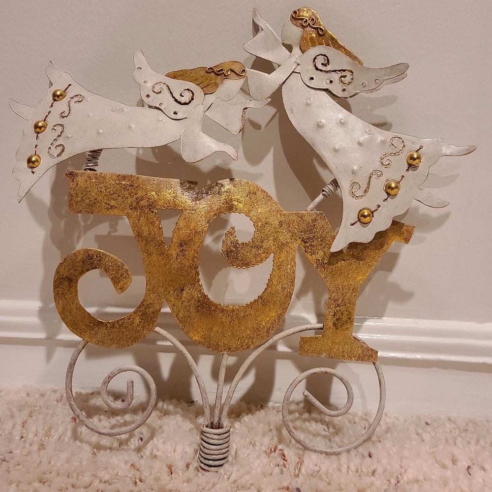 JOY Christmas decorative sign